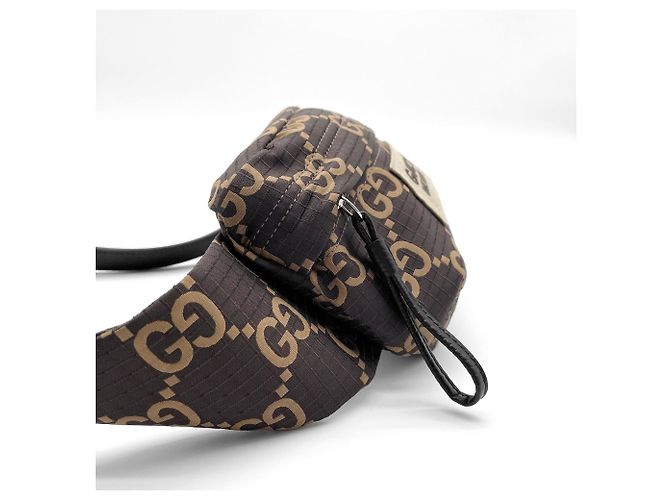 Marsupio GUCCI GG Jacquard Ripstop Marrone - vista 4