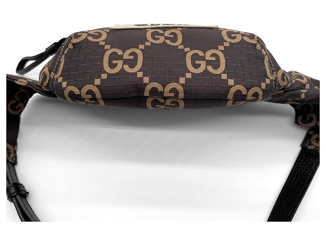 Marsupio GUCCI GG Jacquard Ripstop Marrone - vista 5