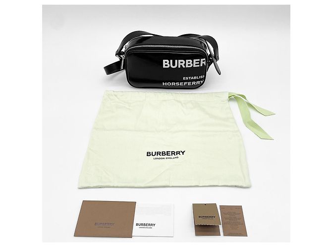 Borsa a tracolla Burberry Horseferry Camera Nero - vista 14