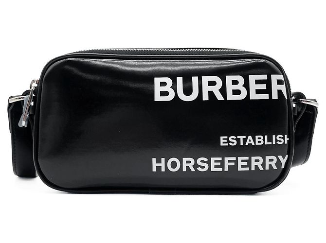 Borsa a tracolla Burberry Horseferry Camera Nero - vista 2