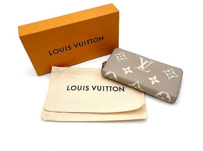 Portafoglio Zippy Louis Vuitton in Beige - vista 15