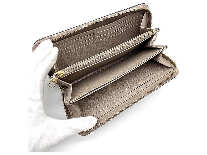 Portafoglio Zippy Louis Vuitton in Beige - vista 5