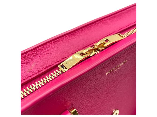 Borsa Baby Cabas Cassandra Saint Laurent Rosa - vista 11