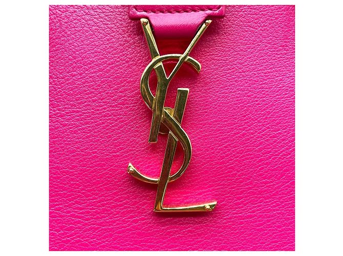 Borsa Baby Cabas Cassandra Saint Laurent Rosa - vista 13
