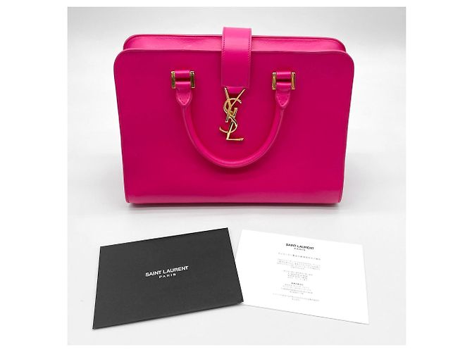 Borsa Baby Cabas Cassandra Saint Laurent Rosa - vista 16