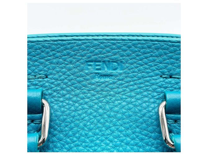 FENDI Selleria Mini Adele Schultertasche Blau - Ansicht 10