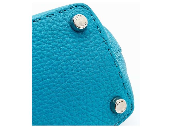 FENDI Selleria Mini Adele Schultertasche Blau - Ansicht 14