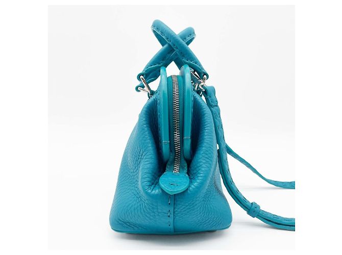 FENDI Selleria Mini Adele Schultertasche Blau - Ansicht 3