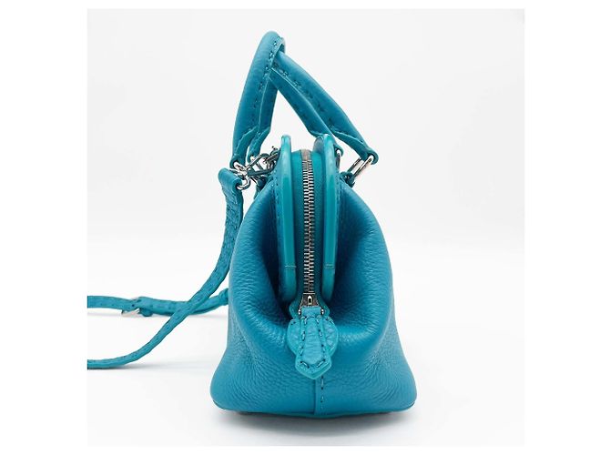 FENDI Selleria Mini Adele Schultertasche Blau - Ansicht 4