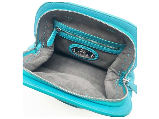 FENDI Selleria Mini Adele Schultertasche Blau - Ansicht 7