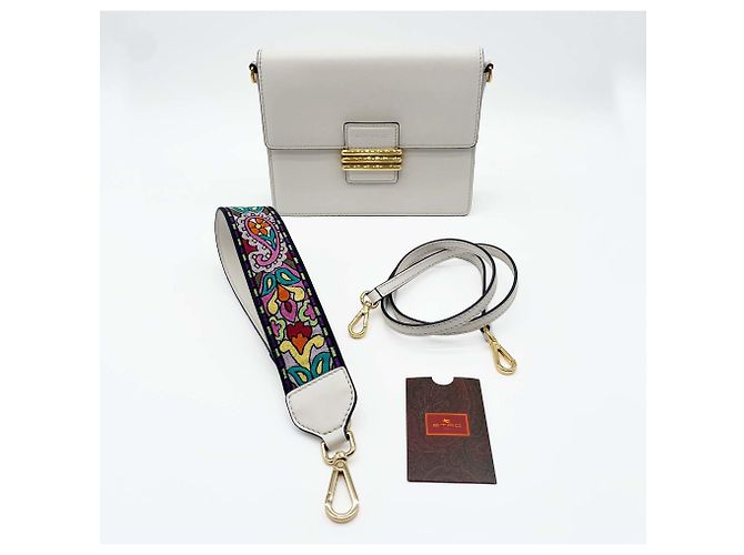 Borsa a Spalla Etro Rainbow 18SS Bianco Multicolore - vista 12