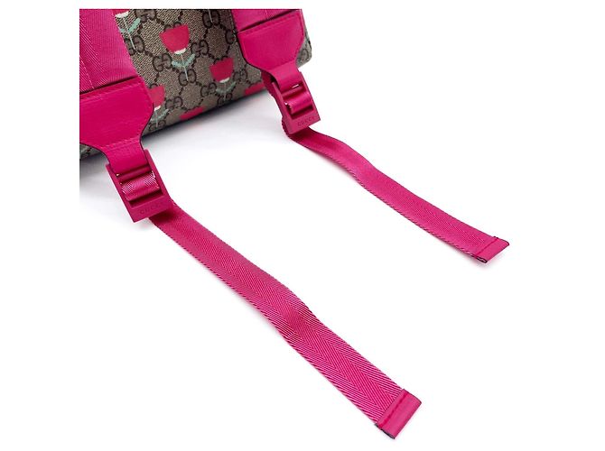 Zaino Tulip per bambini Gucci Marrone Rosa - vista 12