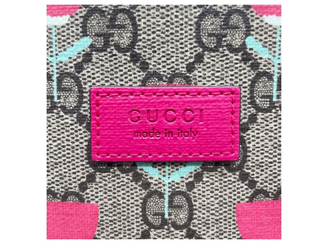Zaino Tulip per bambini Gucci Marrone Rosa - vista 6