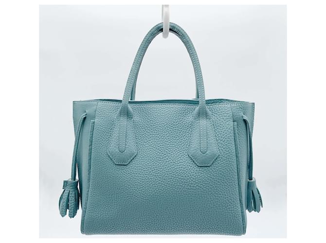 Borsa a mano Longchamp Penelope Tassel Blu - vista 2