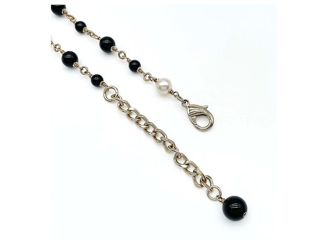 Collana lunga Lion Swing Pearl Chanel Nero - vista 5