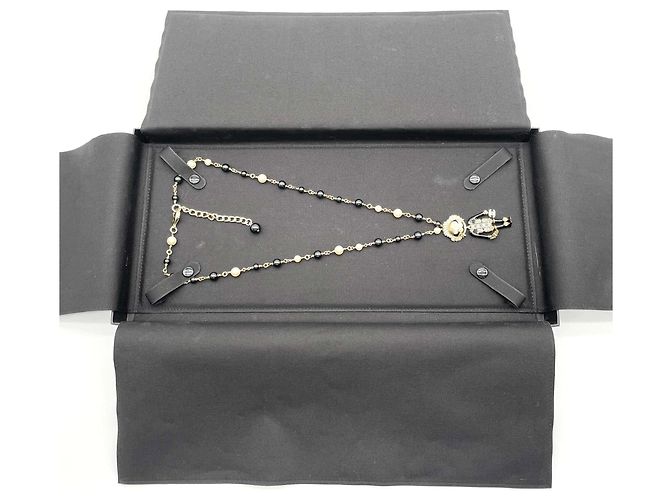Collana lunga Lion Swing Pearl Chanel Nero - vista 8