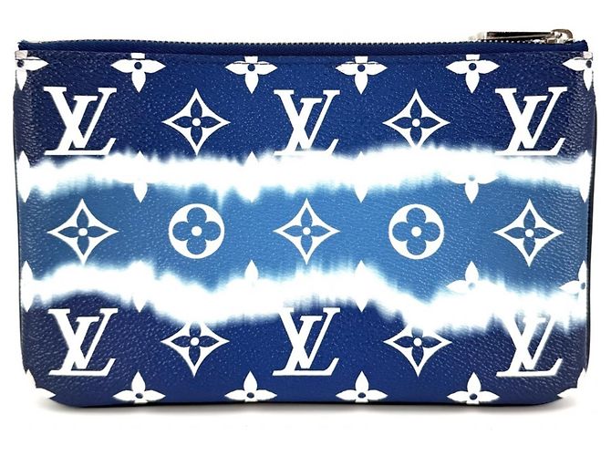 Pochette Escale Monogram Giant LV da uomo Louis Vuitton Blu - vista 2