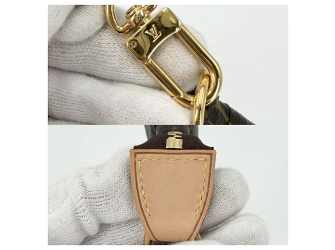 Louis Vuitton Monogram Mini Pochette Accessoires Marrone - vista 6