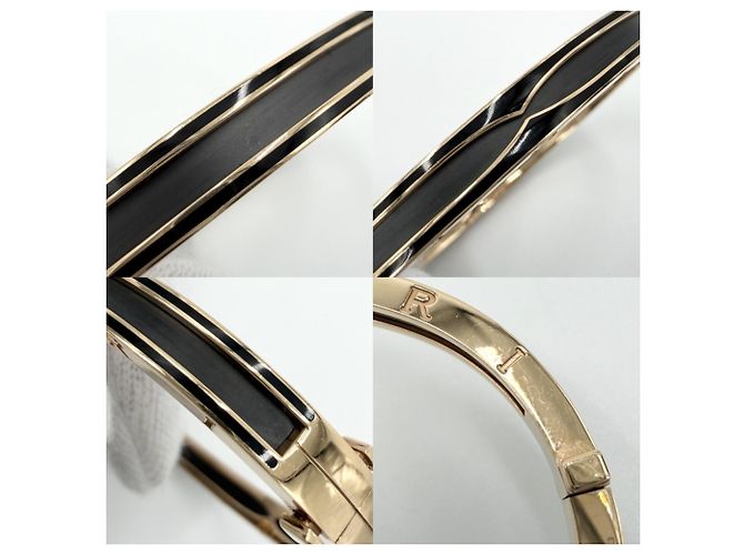 Bulgari Bracciale rigido aperto Bvlgari B-zero 1 Nero D'oro - vista 6