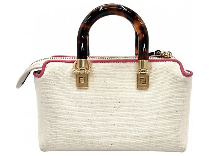 Mini borsa a mano Fendi By The Way Rosa Crudo - vista 2