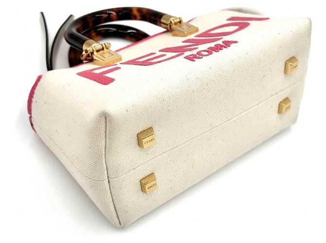 Mini borsa a mano Fendi By The Way Rosa Crudo - vista 3