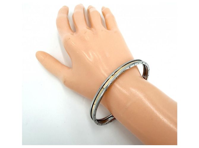 Bulgari Bracciale rigido aperto Bvlgari B-zero 1 Argento D'oro - vista 3