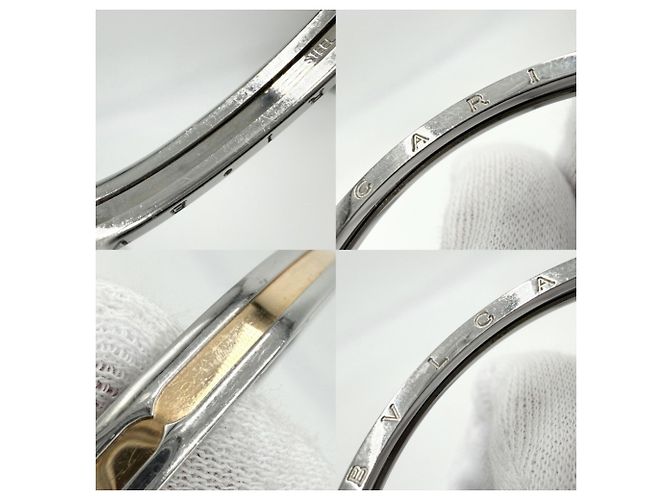 Bulgari Bracciale rigido aperto Bvlgari B-zero 1 Argento D'oro - vista 6