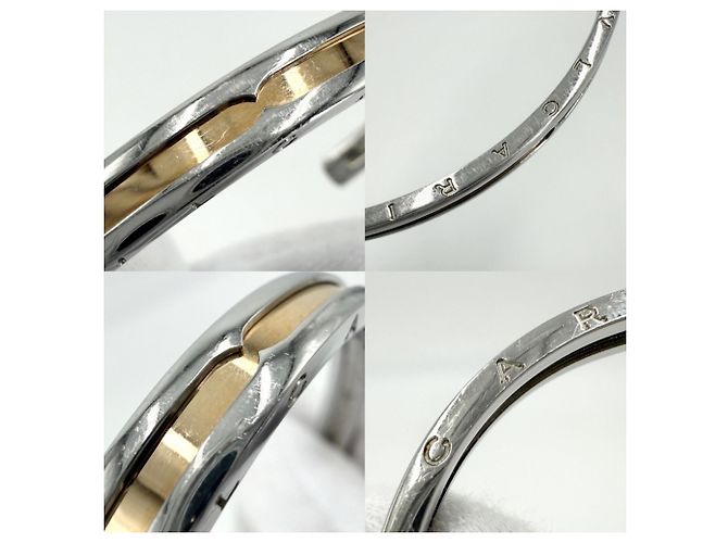 Bulgari Bracciale rigido aperto Bvlgari B-zero 1 Argento D'oro - vista 7