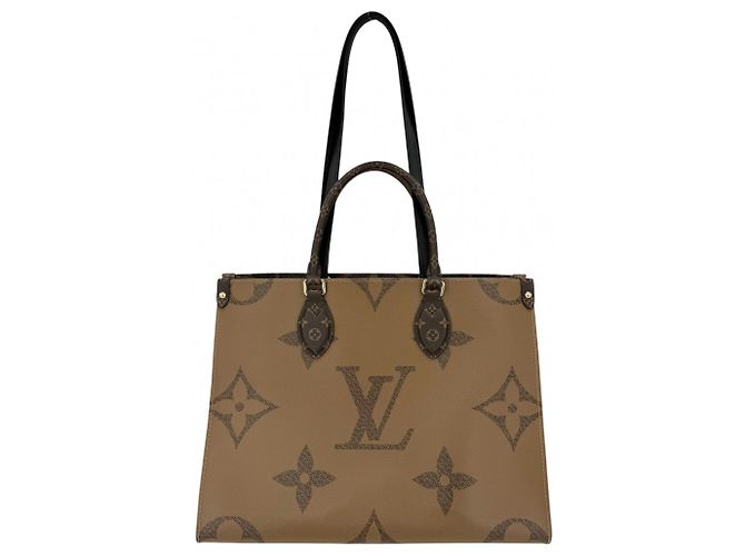 Borsa Tote OnTheGo MM da donna Louis Vuitton Marrone - vista 2