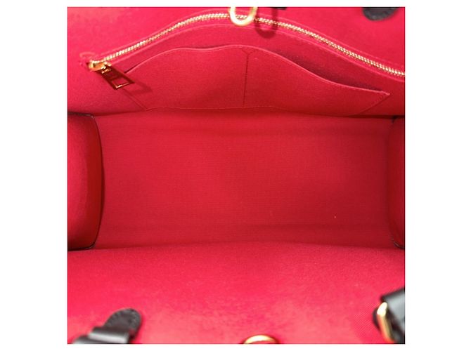 Borsa Tote OnTheGo MM da donna Louis Vuitton Marrone - vista 4