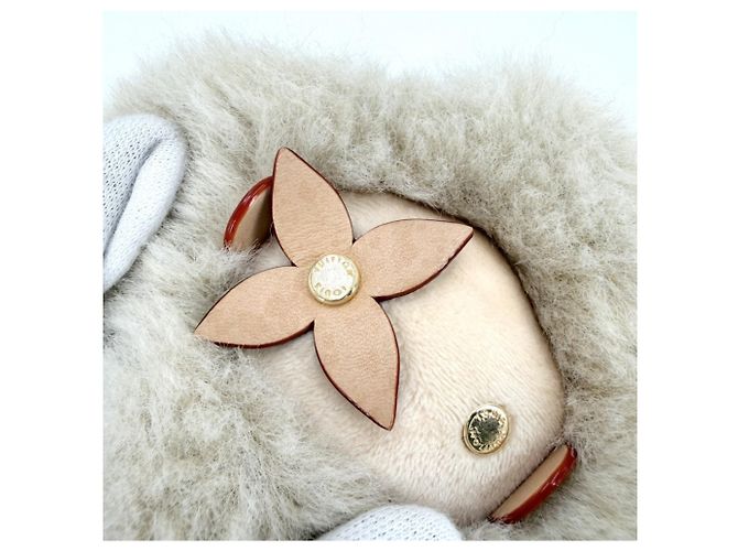 Portachiavi Louis Vuitton My Vivienne Bianco Beige - vista 4