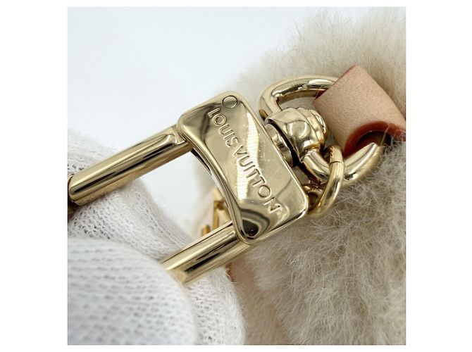 Portachiavi Louis Vuitton My Vivienne Bianco Beige - vista 5