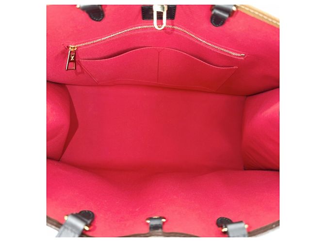 Borsa Tote OnTheGo GM da donna Louis Vuitton Marrone Beige - vista 4