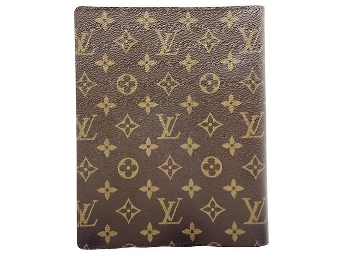 Louis Vuitton Agenda Bureau Notebook Cover Brown Monogram - view 2