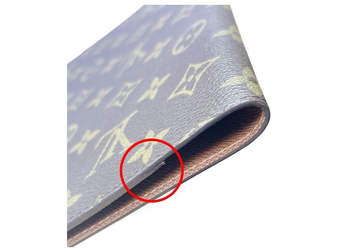 Louis Vuitton Agenda Bureau Notebook Cover Brown Monogram - view 6