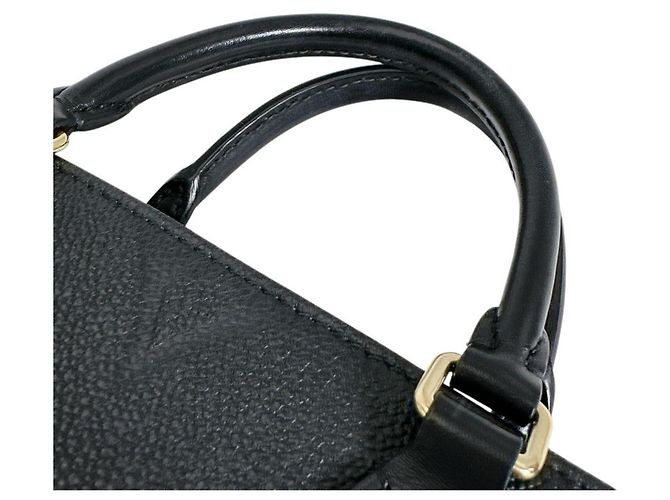 Borsa Tote Louis Vuitton Handbag Monogram Empreinte OnTheGo PM M45653 Noir Nero - vista 10