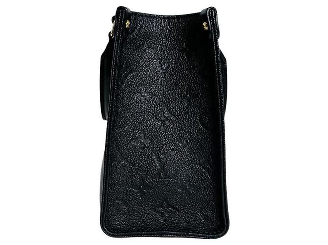 Borsa Tote Louis Vuitton Handbag Monogram Empreinte OnTheGo PM M45653 Noir Nero - vista 4