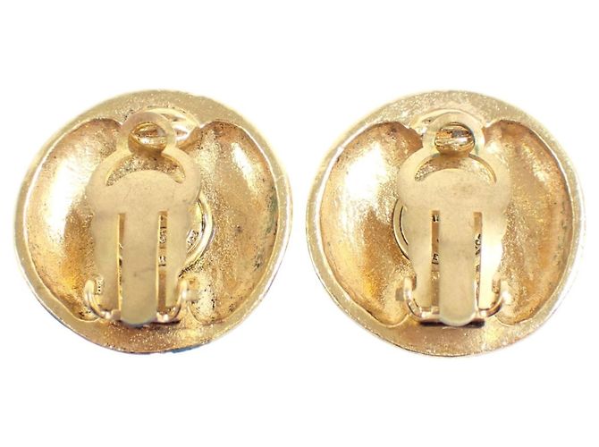 Orecchini a clip placcati in oro Chanel D'oro - vista 2