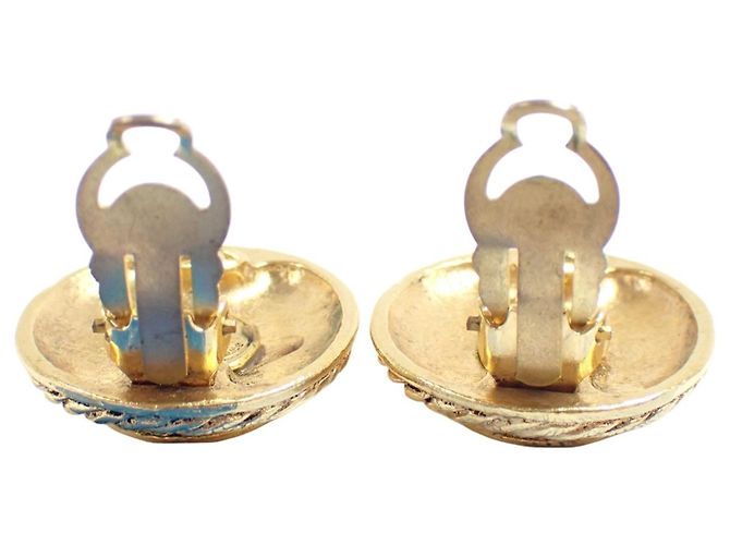 Orecchini a clip placcati in oro Chanel D'oro - vista 3