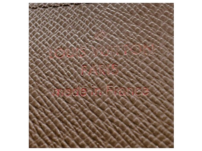 Cartera Zippy Louis Vuitton Damier Canvas Long N41661 Marrón Castaño Damier ebene - vista 16