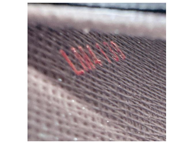 Cartera Zippy Louis Vuitton Damier Canvas Long N41661 Marrón Castaño Damier ebene - vista 17