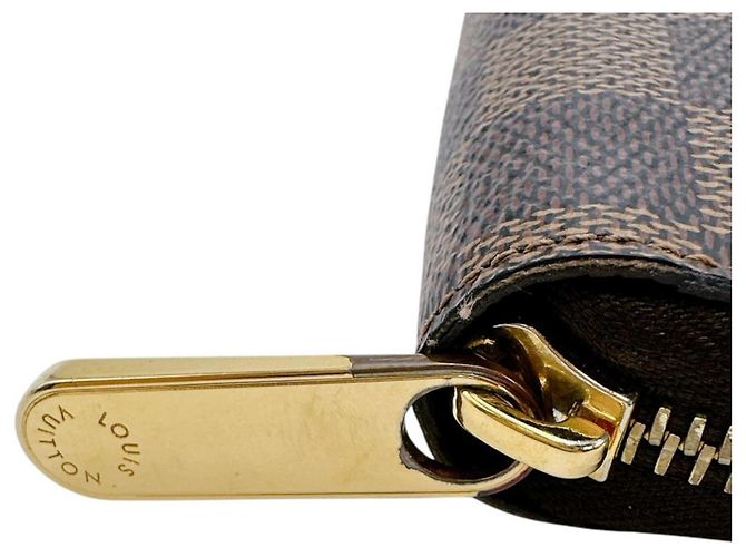 Cartera Zippy Louis Vuitton Damier Canvas Long N41661 Marrón Castaño Damier ebene - vista 8