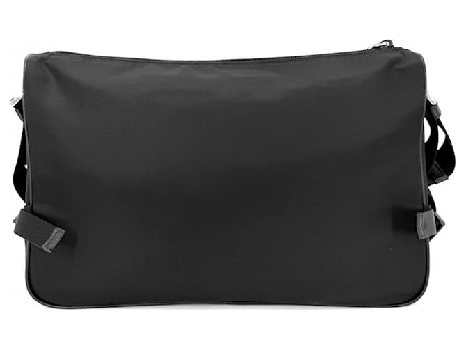 Saffiano Borsa a tracolla in nylon nero Prada - vista 2