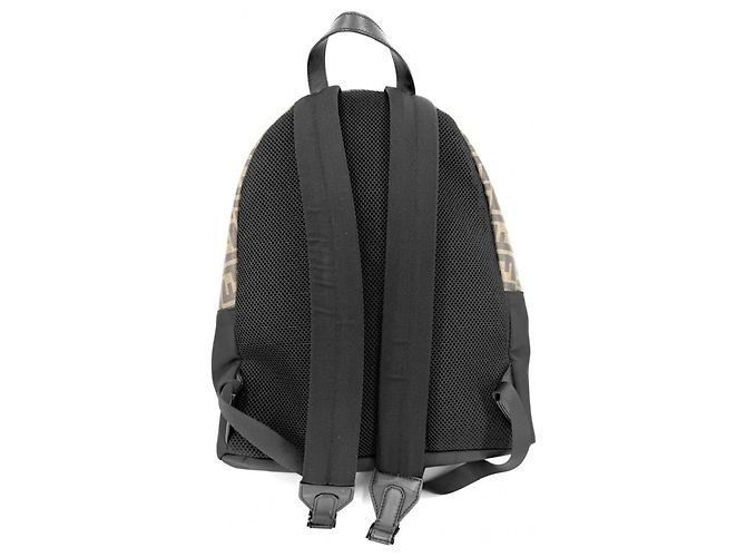 Zaino Zucca da uomo Fendi Marrone Nero - vista 2