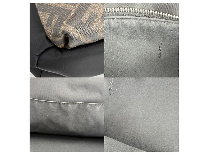 Zaino Zucca da uomo Fendi Marrone Nero - vista 6
