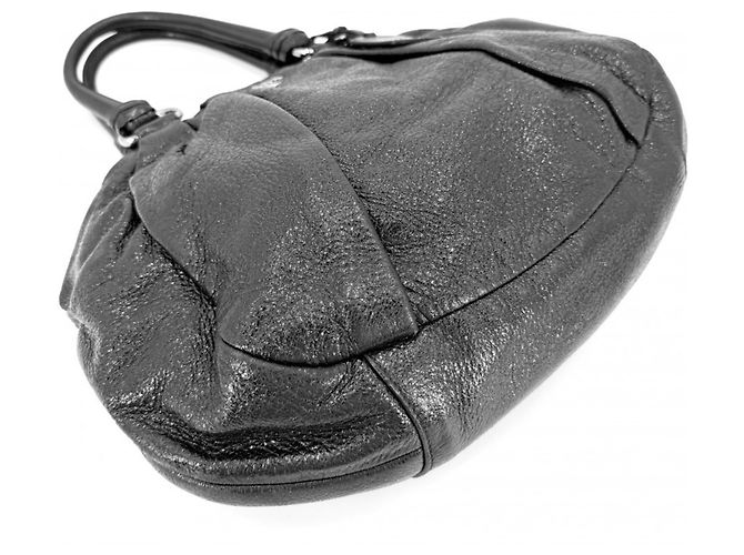 Borsa Tote in pelle nera Prada Nero - vista 3