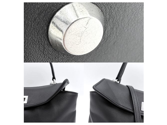Borsa a mano mini Rodeo da donna Balenciaga Nero - vista 8