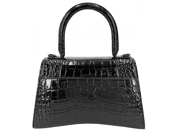 Borsa Hourglass Small da donna Balenciaga Nero - vista 2