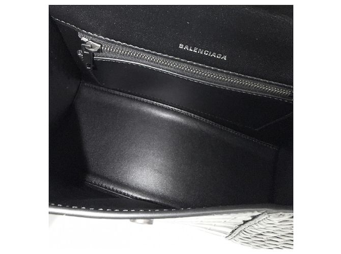Borsa Hourglass Small da donna Balenciaga Nero - vista 4