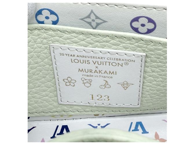 Borsa Louis Vuitton Takashi Murakami Capucines Mini Multicolore - vista 5